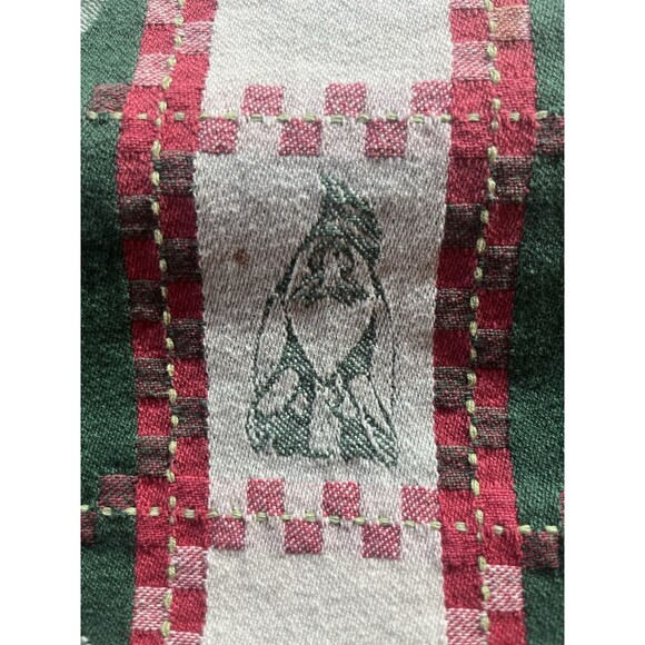 Christmas  Red Green TableCloth Christmas Santa Country Farmhouse Cotton Holiday - Picture 5 of 8